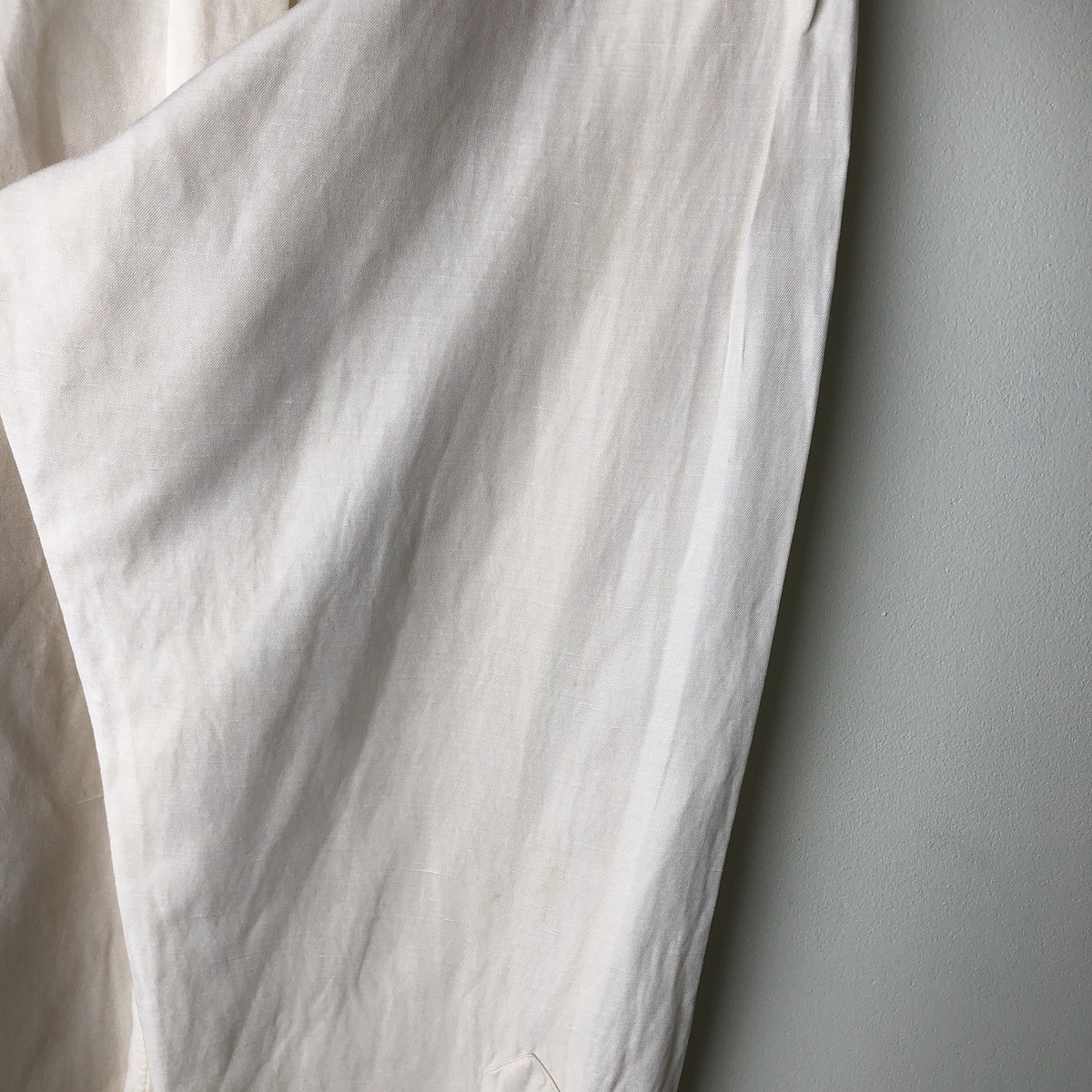 Used Ralph Lauren BLAKE long-sleeved linen button-down shirt men's size XXL thumbnail 8