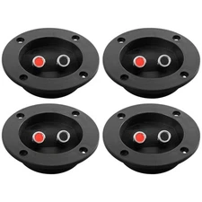 4PCS 3.5" Speaker Box Terminal Cup, Spring Round Subwoofer Box Terminal Bindi...