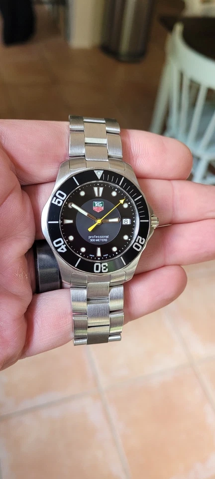 Tag Heuer WAB1110.BA0800 Relógio Masculino Série Aquaracer Preto Prata Aço Inoxidável - Imagem 4 de 4