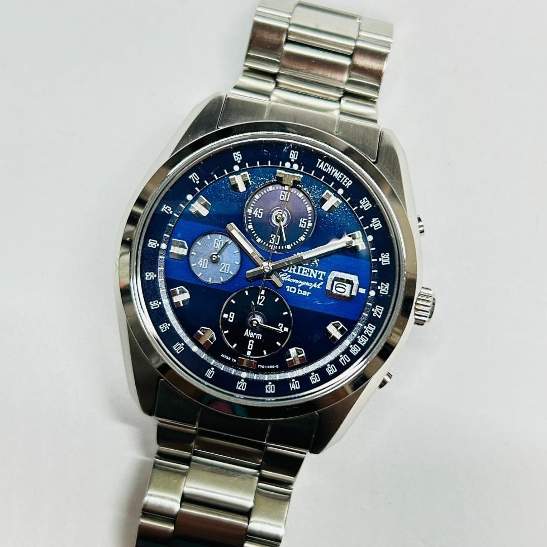 Working Orient ORIENT Chronograph Day Date Alarm … - image 8