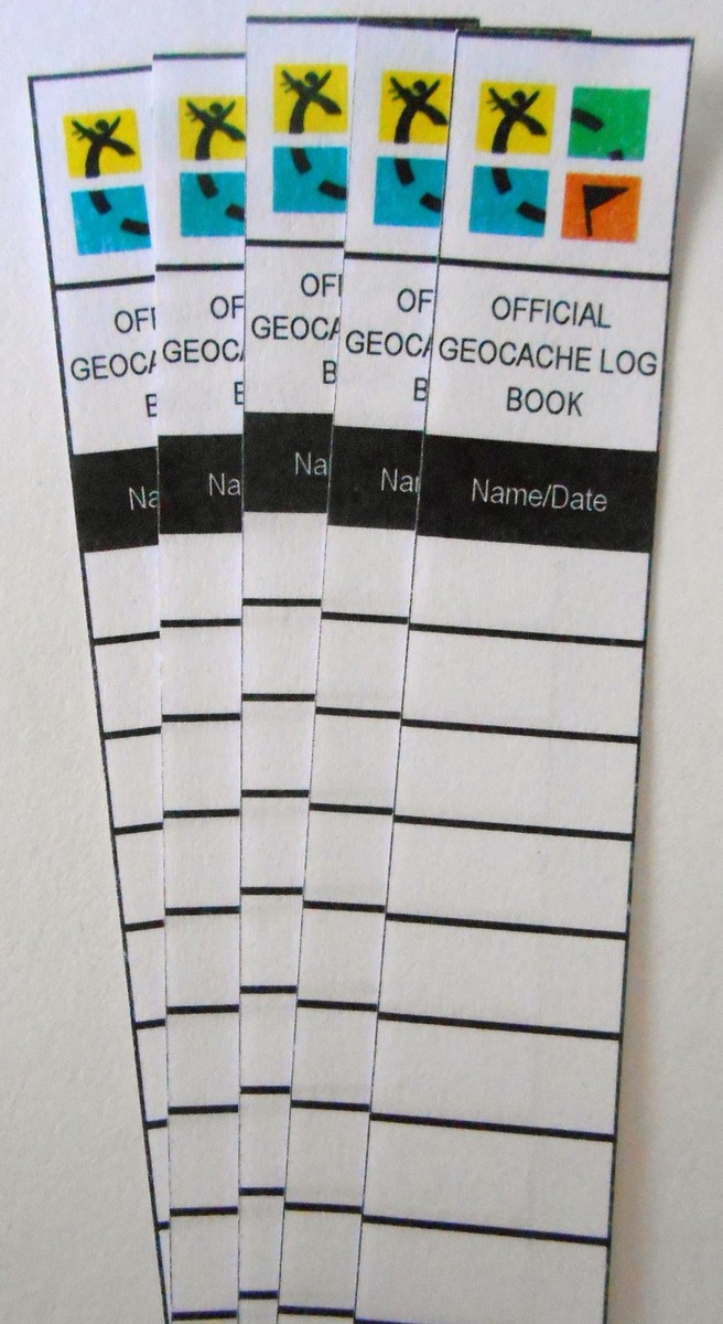 10 Official Geocaching Log books size .5 of an inch Free Shipping | eBay 10-official-geocaching-log-books-size-5-of-an-inch-free-shipping-ebay