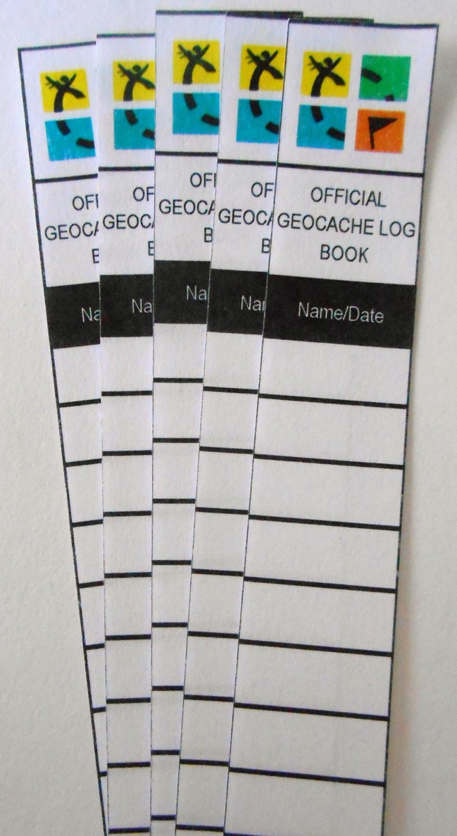 FREE Geocache Printable Logs & Signs for Geocache Containers