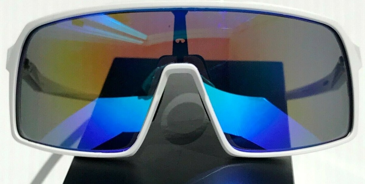 NEW Oakley SUTRO Matte White POLARIZED Galaxy BLUE Sunglass NEW Oakley SUTRO Matte White POLARIZED Galaxy BLUE Sunglass
