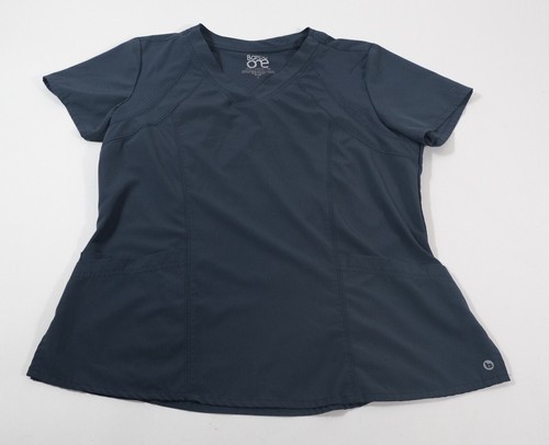Barco One Women's Blue Scrubs Top Size L