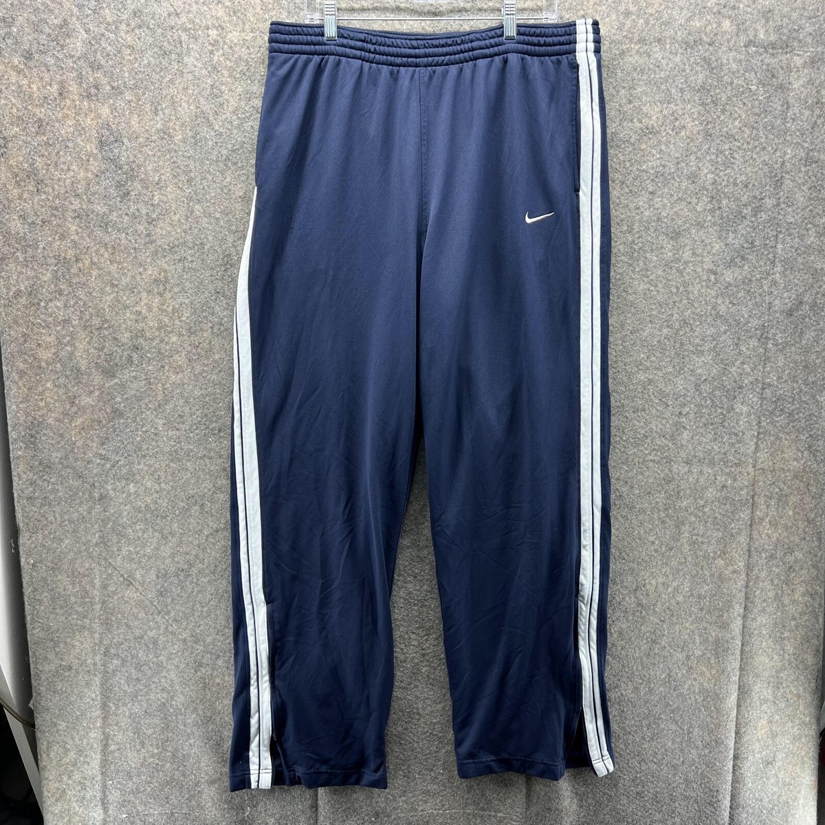 Nike Sweatpants Men XXL Adult Blue Navy Vintage Basketball Y2K