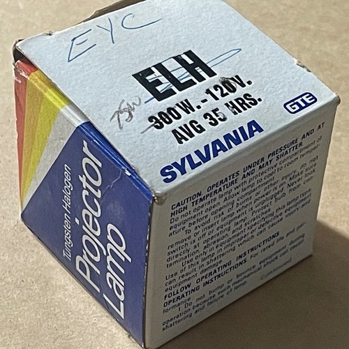 GE Projection Lamp EYC 12V 75W Light Bulb Projector New Vintage NOS original box - Picture 3 of 7