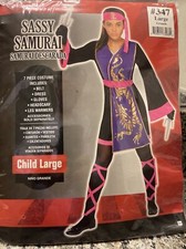 Sassy Samurai Costume Child M, L, XL