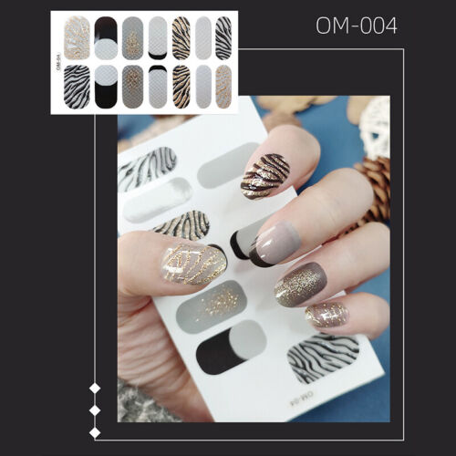 Leoparden-Nagelkunstaufkleber Stilvolle Selbstklebende Nagelfolien ≌ - Bild 10 von 35