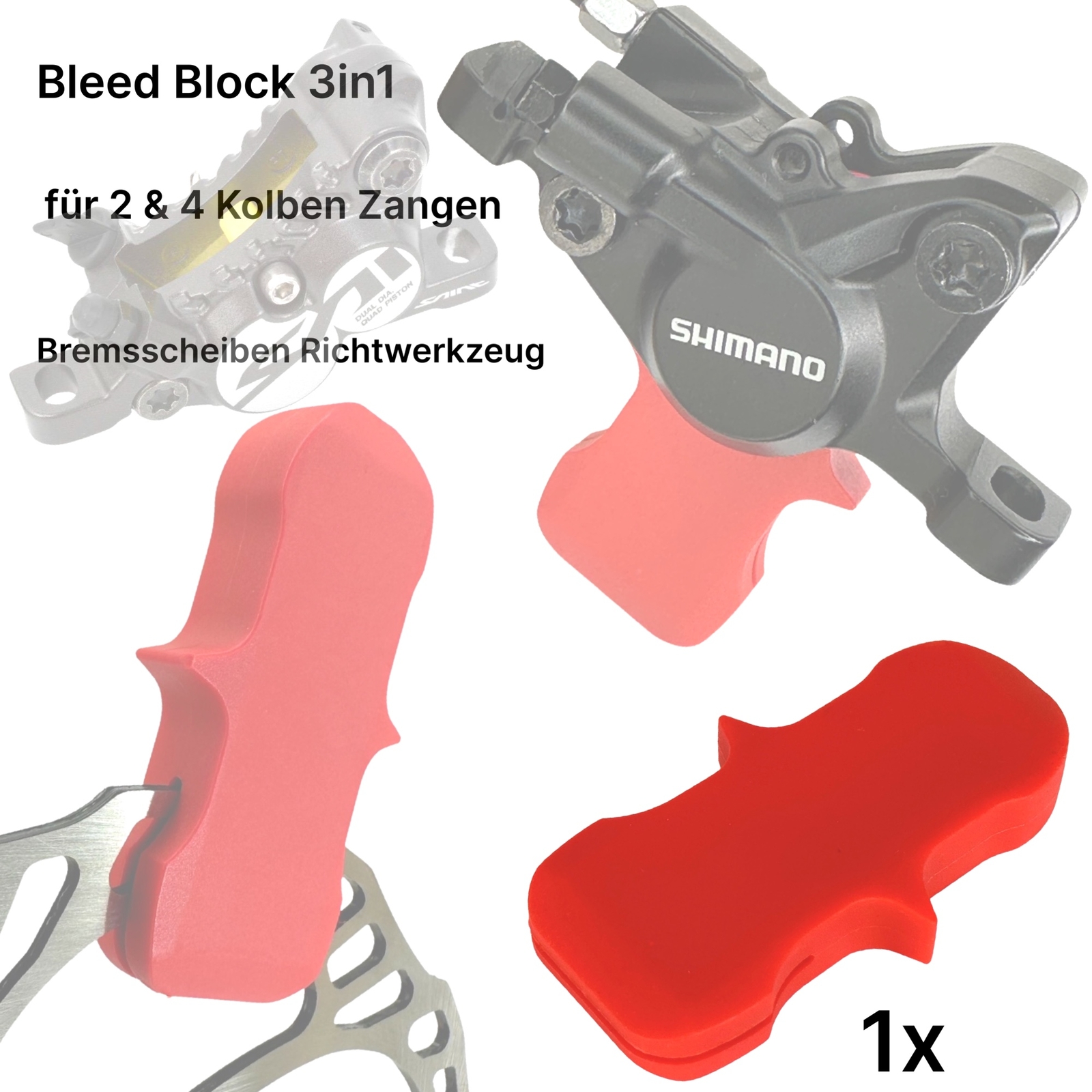 BleedZone Kit Di Spurgo Per Shimano - Kit Di Spurgo Freni Idraulici Per Bici Da Strada, Gravel, Freni MTB Con 60ml Di Olio Minerale - Kit MTB Progettato Per Shimano