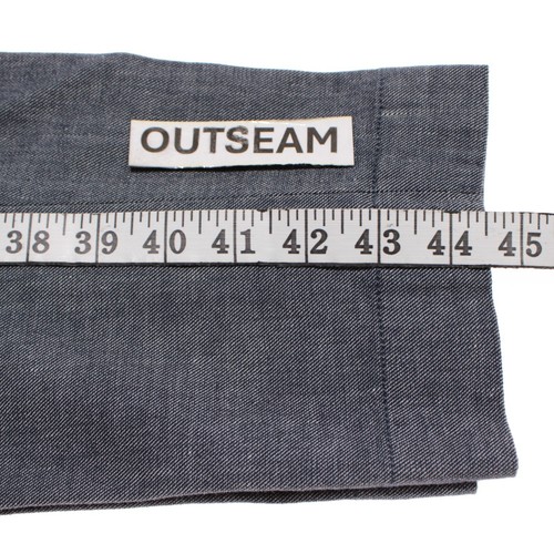 Incotex NWT Chinos / Casual Pants Sz 54 (US 38) Carrot Fit in Blue Cotton/Linen - Picture 8 of 14