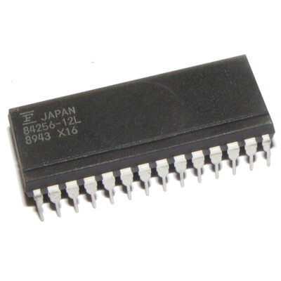 [3pcs] MB84256-12L SRAM Memory  32KX8, 120ns, CMOS, DIP28