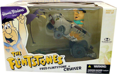 MCFARLANE HANNA BARBERA FRED FLINTSTONES CRUISER DELUXE BOX SET ACTIONFIGUR