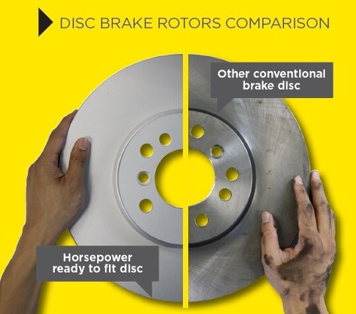 Front Brake Disc Rotors for VW EOS 103 147TSI 155TSI 07-19 Skoda Octavia 312mm - Picture 4 of 5