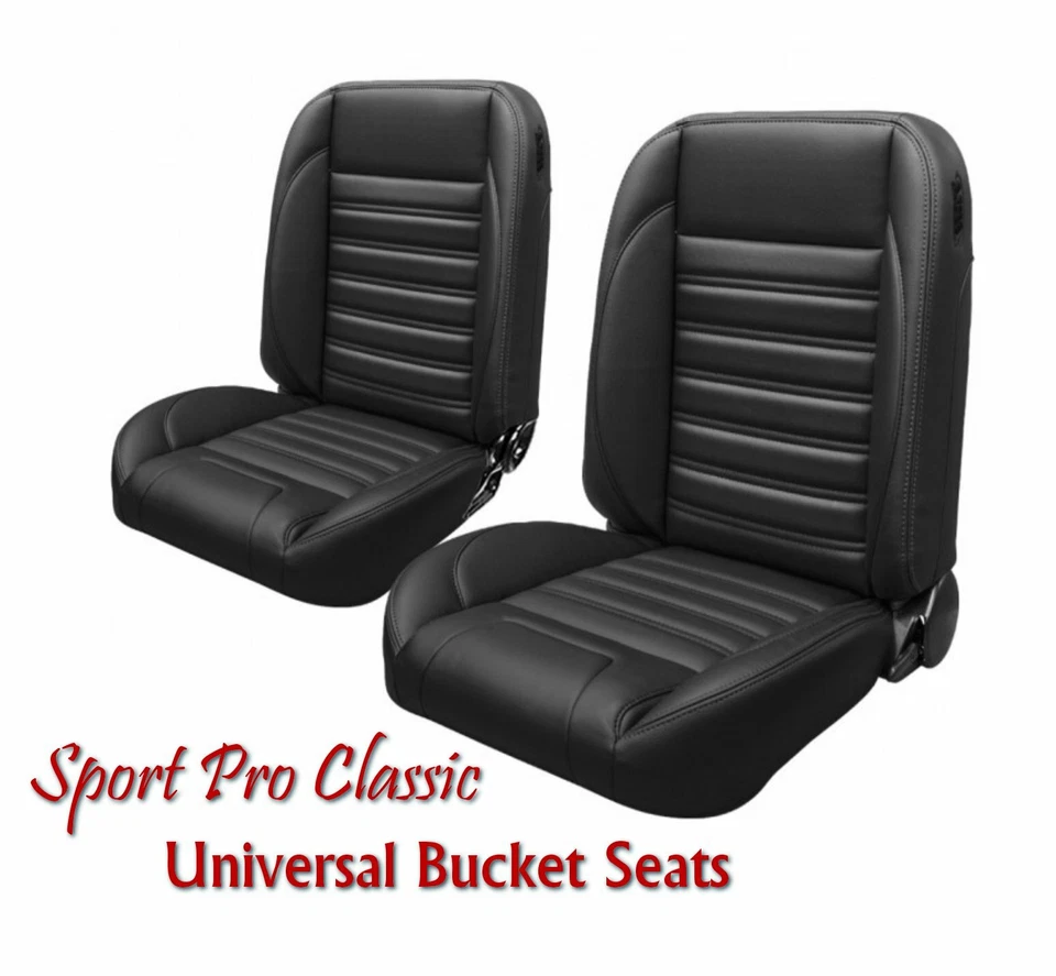 Sport Pro Classic Complete Bucket Seats w/Console, Brackets 1955-57 Chevy Truck Foto 2 de 4