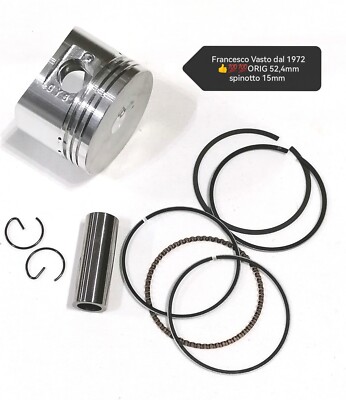  Piston 52.4 Pin 15 Kimco Agility 125-R16 PEOPLE CIAK BAOTi Slurp ATV Quad 