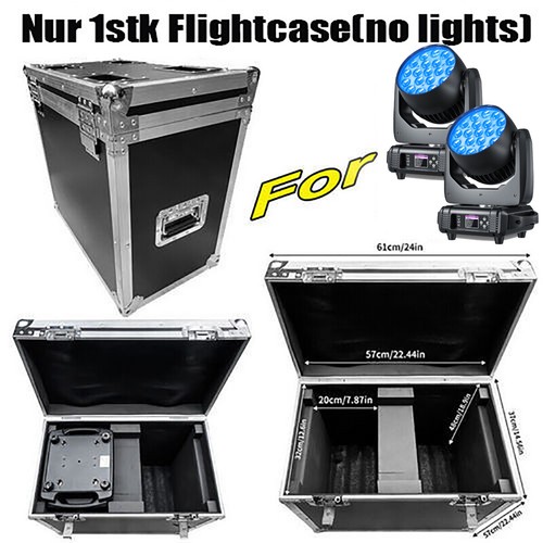 4x LED Zoom Beam Wash 19X20W Moving Head RGBW DMX DJ Halloween Bühnenlicht +case - Afbeelding 26 van 31