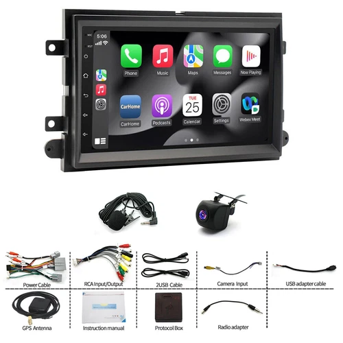 7'' For 04-08 Ford F-150 F150 Apple Android 13 Carplay Car Radio Navi GPS Player - Bild 8 von 11
