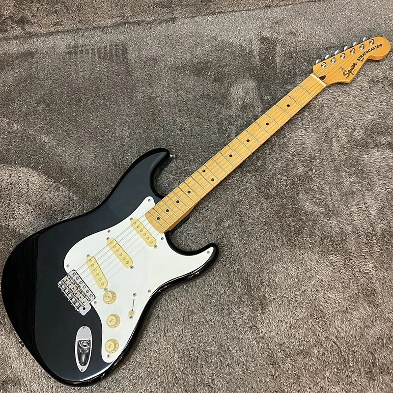 Squier by Fender SST-36 Stratocaster Black Made in Japan 1985-1986 Guitar, f3319