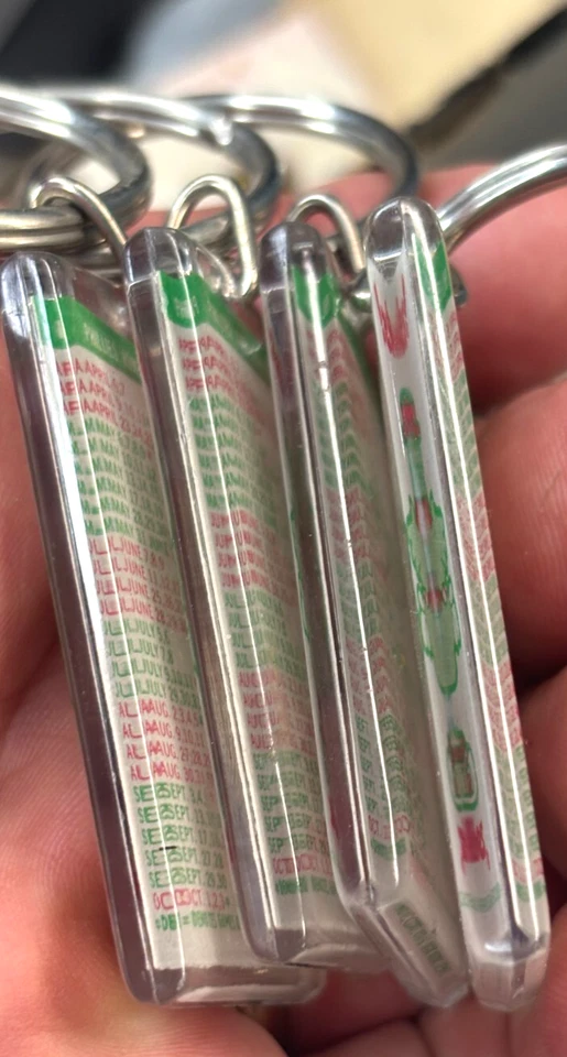 Phillie Phanatic Keychain Lot 4 SGA 1981 Home Schedule for 1982 Baseball Season - Image 2 of 4