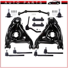 12pc Front Suspension Kit Control Arms Tie Rods Center Link For Chevy Blazer 2WD