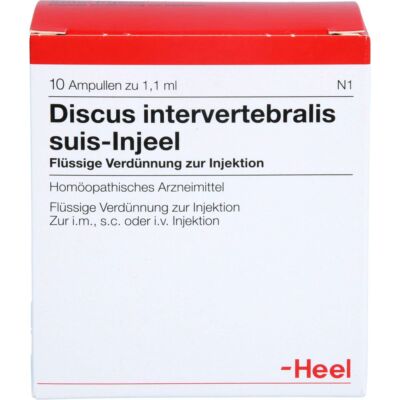 DISCUS INTERVERTEBRALIS suis Injeel Ampullen 10 St PZN00290038