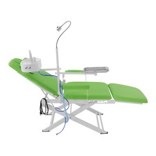 Dental Portable Mobile Chair LED Light Folding Chair W/ Rechargeable LED light