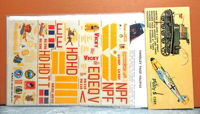 1/72 ESCI HANDLEY PAGE HALIFAX DECAL SHEET # 50
