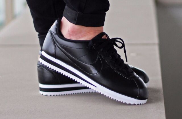 Cuarto Equipar sátira Size 10.5 - Nike Classic Cortez Leather Black for sale online | eBay