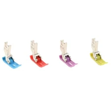 1Pc Sewing Machine Presser Foot Spare Feet 4 Colour Plastic+Metal 3.5*3.0*1.1cm