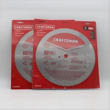 Lot of 2 Craftsman Saw Blade 10" 180T 254mm Plywood OSB CMAS210180, Sealed