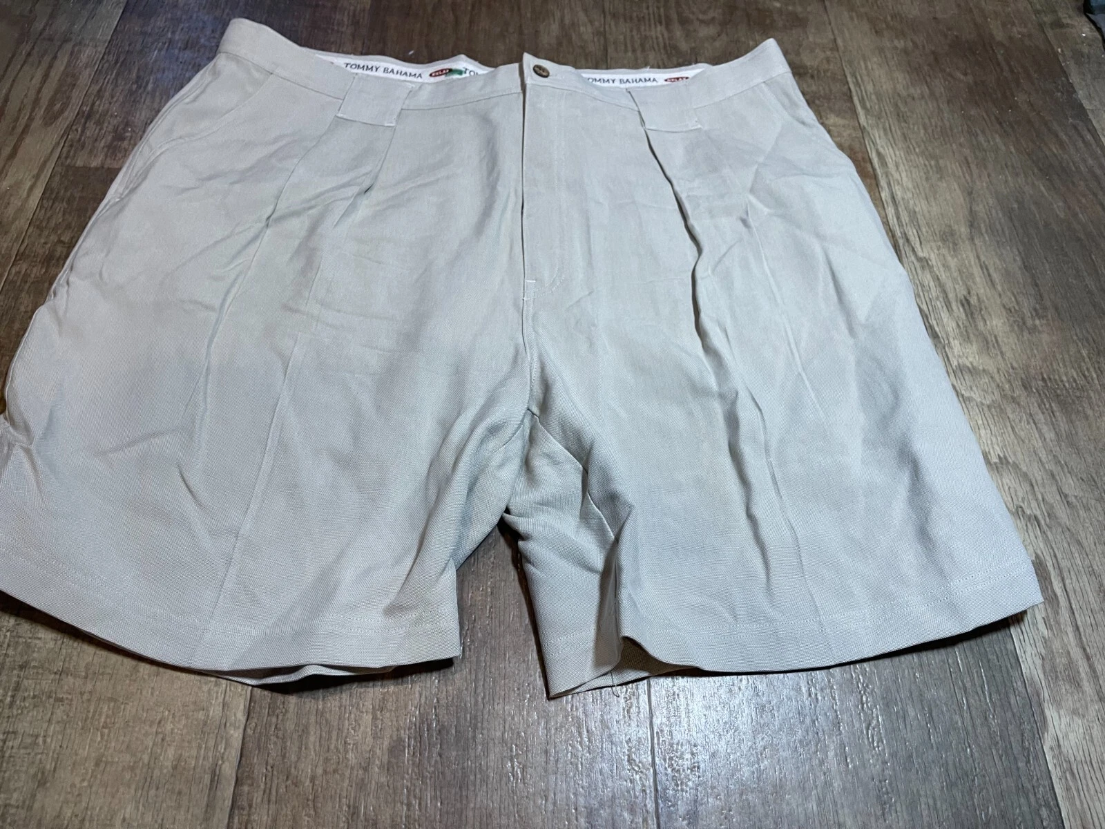 Tommy Bahama Shorts Mens Size 42 Khaki Silk
