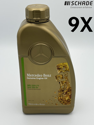9 Liter Original Mercedes-Benz Premium PKW-Synthetic Motoröl MB 229.71 - Low SPA
