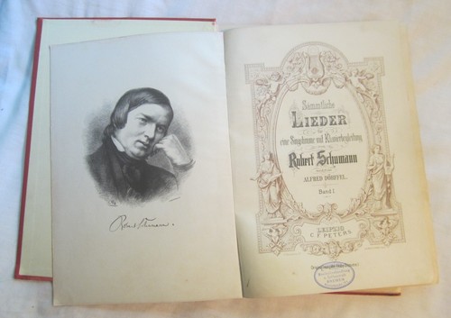 ROBERT SCHUMANN -- Sammtliche Lieder -- Fine Binding German Edition, Leipzig - Picture 4 of 14