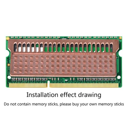 Notebook Gaming Laptop Memory Heatsink Cooling Radiator -Ram Cooler Heat Sink - Picture 2 of 10