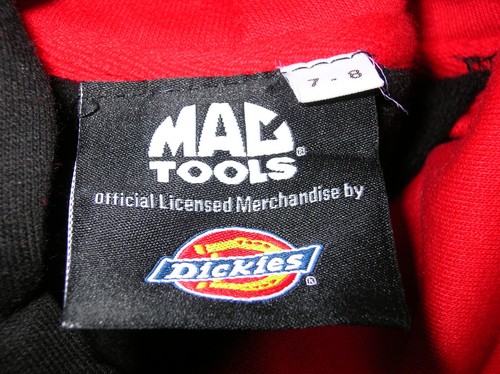 Mac Tools Branded Dickies Child's Hoodie Black Red Trim Age 7 to 8 Years - Picture 4 of 14