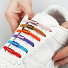 No Tie Elastic Shoe Laces Trainer Lace Lazy Easy No-tie Rope Shoelaces Fashion  