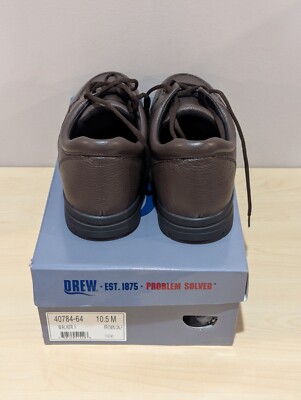 NEW MENS DREW WALKER II OXFORD SHOES BROWN LEATHER  display picture 1