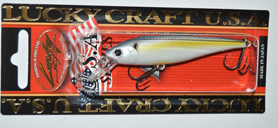 lucky craft pointer 78sp 3'' 3/8oz suspending jerkbait sexy chartreuse shad