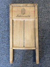 Lavabo de hojalata vintage “Kitchenette” Home Crest, granja, primitivo, publicidad