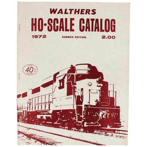 Vintage Model Train WALTHERS HO-SCALE Catalog 1972 Scale Miniatures Summer Ed. - Picture 2 of 5
