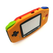 Pokemen Swanna Orange Red Housing Case Mix Color Buttons for Game Boy Advance