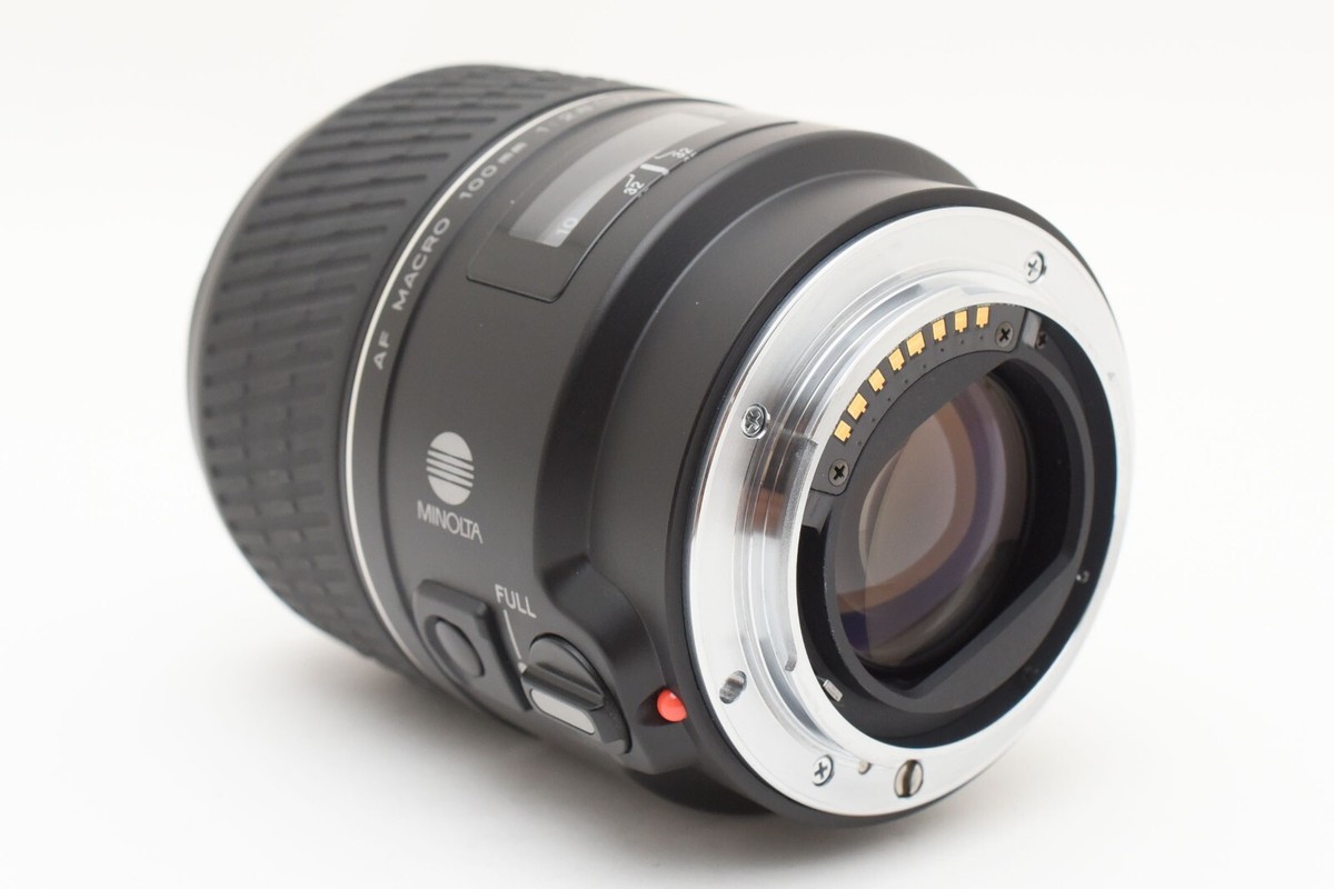 Minolta AF Macro 100mm f/2.8 SonyαA #994 Minolta AF Macro 100mm F/2.8 D Lens For Sony A-Mount MIJ
