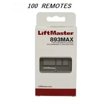 LiftMaster 893MAX 3 Button Visor Remote Control Garage Door Opener 100 REMOTES