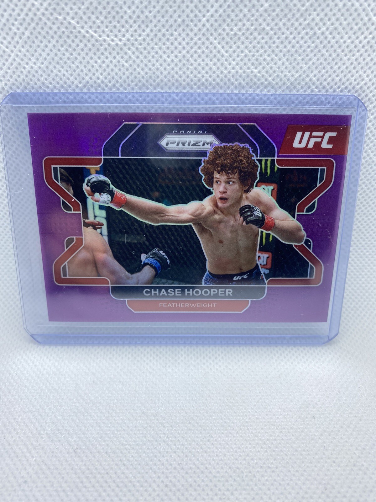 2022 PANINI PRIZM UFC PURPLE /149  CHASE HOOPER Featherweight NO. 97