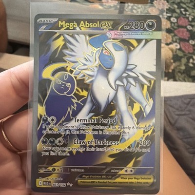 Mega Absol ex 161/132 Full Art NM/M Pokémon Card ME01: Mega Evolution