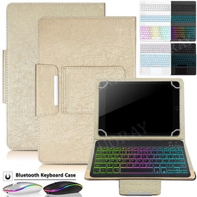 für Samsung Galaxy Tab A11+ A9+ A8 S11 S10 Lite S9 FE Hülle QWERTZ Tastatur Maus