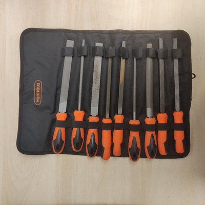 Vonhaus 9-teiliges Feilen-Set Soft Grip verschiedene Ingenieure Metall Schwerlast-Kit Werkzeuge UK