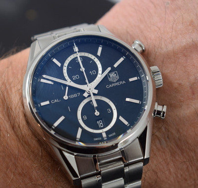tag heuer  carrera  car2110 box papers just fully serviced 2 yr gtee 2019yr