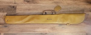 Vintage Brunswick Pool Stick Cue Case Billiard Cue Case Brown Pleather