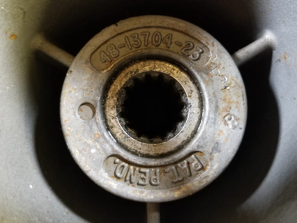 Quicksilver Mirage Stainless Steel Prop 14.5x23 Pitch 15 Spline 48-13704-23 - Image 4 of 4